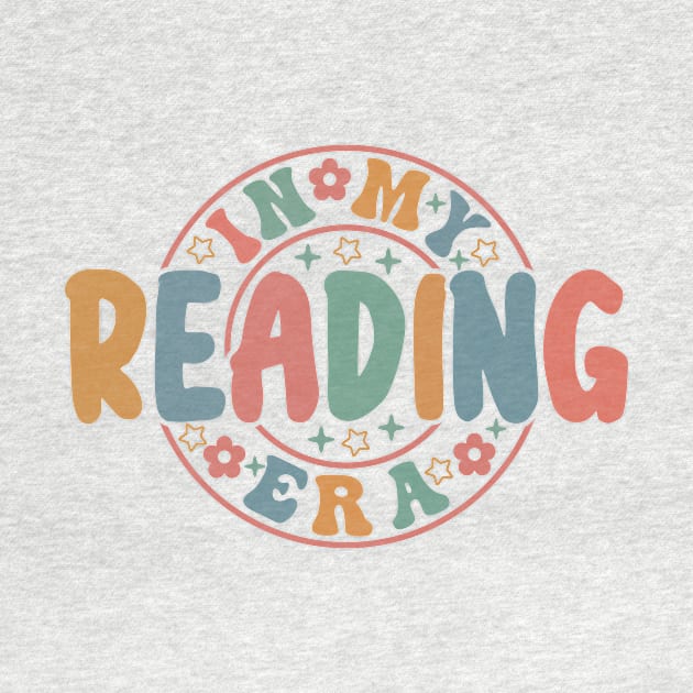 In My Reading Era Groovy Cute Reader Bookworm Gifts 2024 by sarcasmandadulting